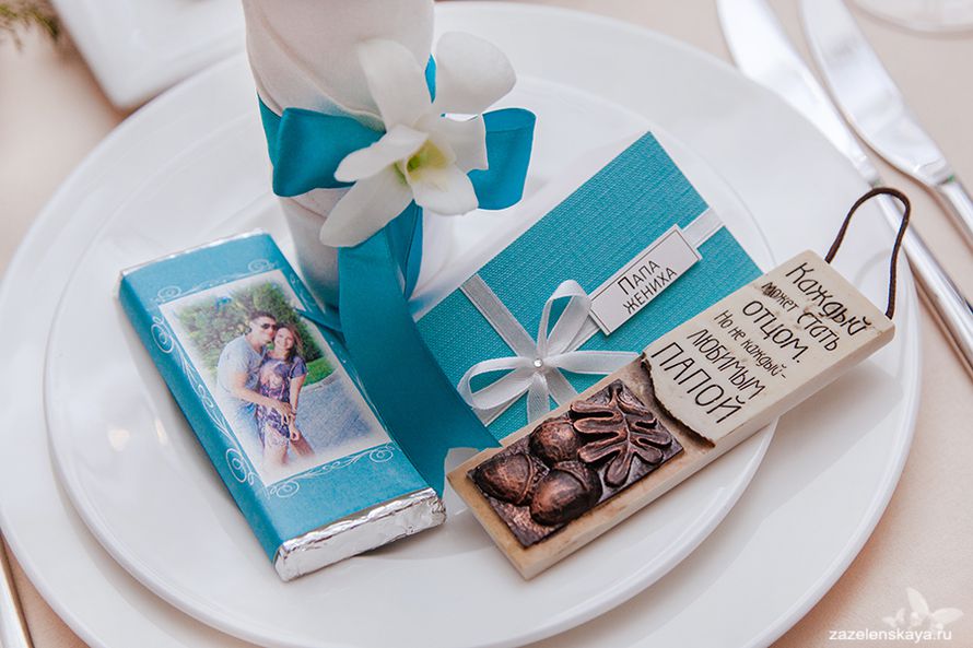 шоколадка и открытка на свадьбу