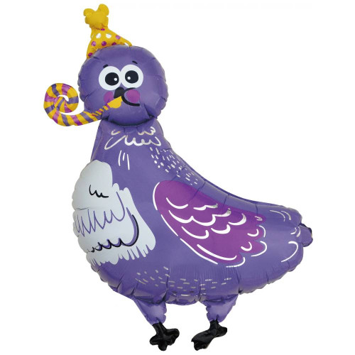 Шар фигура "Голубь в колпачке"