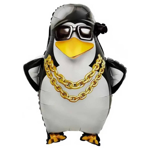 Шар фигура "Крутой пингвин"