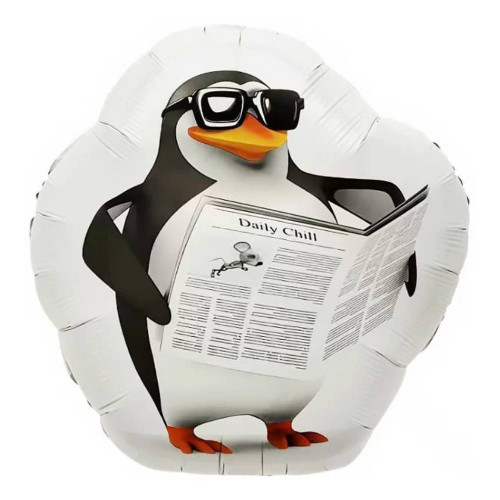 Шар фигура "Деловой пингвин"