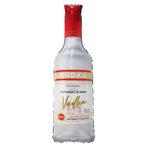 Шар фигура "Водка для настоящих мужчин"