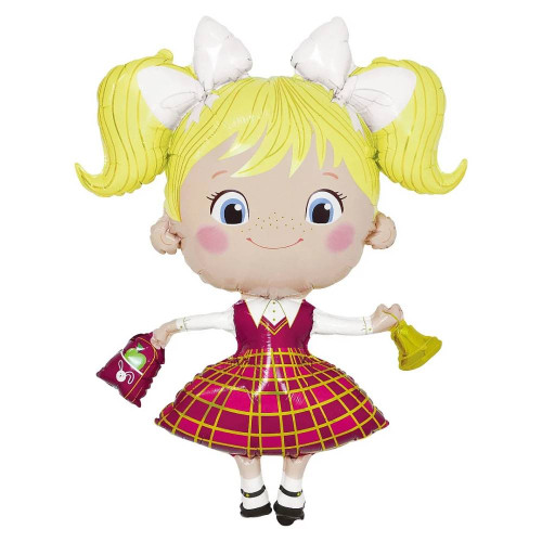 Шар фигура "Школьница. Ученица девочка"