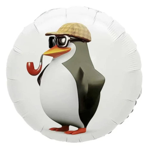 Шар круг "Пингвин Джентельмен"