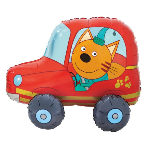 Ходячий шар "Три кота. Компот в машинке"