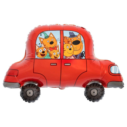 Ходячий шар "Три кота. Автомобиль"
