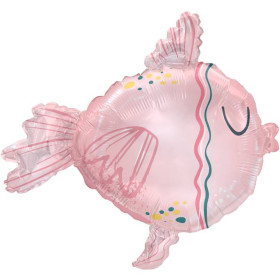 Шар фигура "Рыба тропическая", розовый