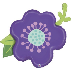 Шар фигура "Цветок фиолетовый"