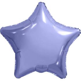 Шар Звезда 46 см, пастельный фиолетовый металлик