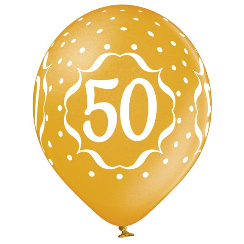 Латексный шар "Цифра 50"