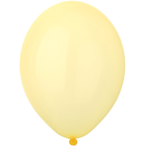 Шар латексный кристалл, желтый, 30 см