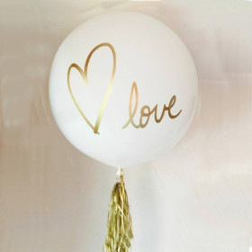 Большой латексный шар "Love-Love"