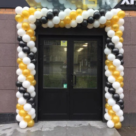 Арка из шаров "Стильное открытие"