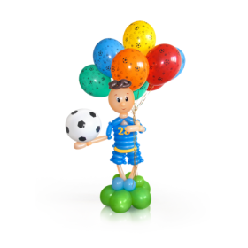 Плетеная фигура из шаров "Футболист"