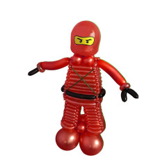 Плетеная фигура из шаров "Лего Ниндзяго"