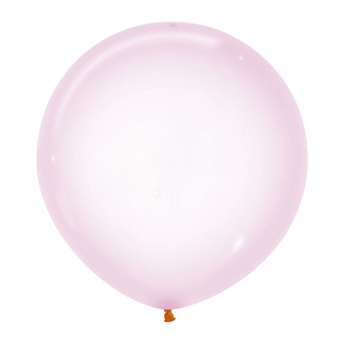 Шар Макарунс Хрустально-розовый, кристалл, 61 см