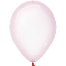 Шар Хрустально-розовый Макарунс, кристалл, 30 см