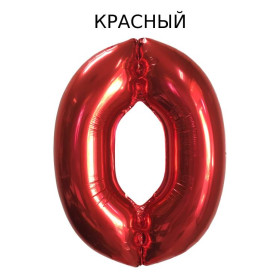 Шар цифра 0, 102 см