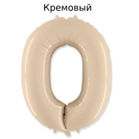 Шар цифра 0, 102 см