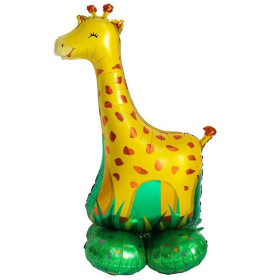Ходячий шар "Жираф", на подставке