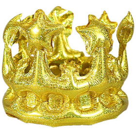 Ходячий шар "Корона", золотая блеск