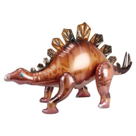 Ходячий шар "Динозавр Стегозавр", коричневый