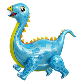 Ходячий шар "Динозавр Стегозавр", голубой