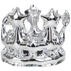 Ходячий шар "Корона для принцессы", серебро