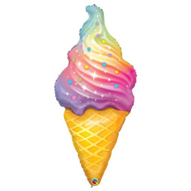 Шар фигура "Мороженое. Рожок. Радуга"
