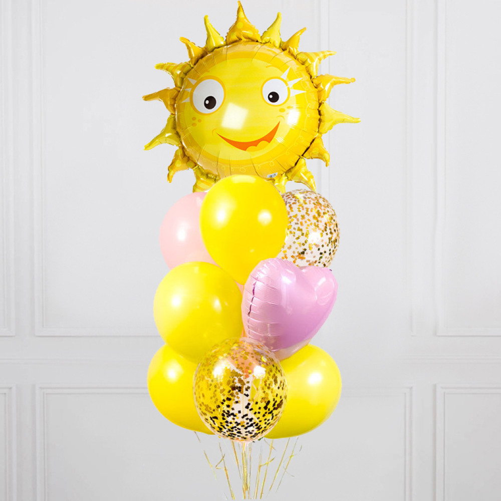 Солнце из шаров: простой пошаговый МК с фото и видео-уроками для начинающих