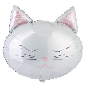 Шар фигура "Котики", черный