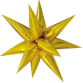 Шар-фигура Звезда большая составная, золото