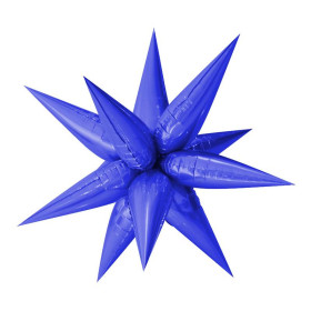 Шар-фигура Звезда составная, синяя
