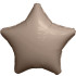 ﻿Шар Звезда 46 см, кремовый сатин