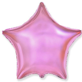 Шар Звезда 46 см, светло-розовая
