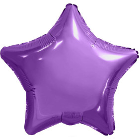Шар Звезда 46 см, фиолетовая