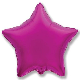 Шар Звезда 46 см, пурпурная