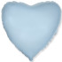 Шар Сердце голубое 46 см, макарунс