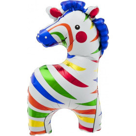 Шар фигура "Зебра", разноцветные полоски