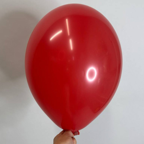 ﻿Шарик красный пастель 1102-0000, 30 см