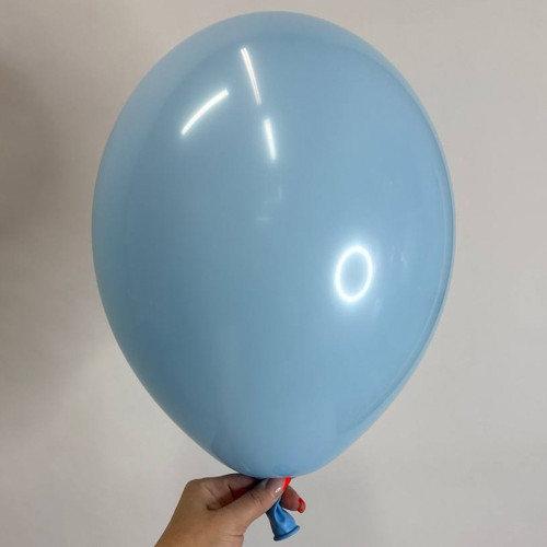 Шарик голубой пастель, 30 см