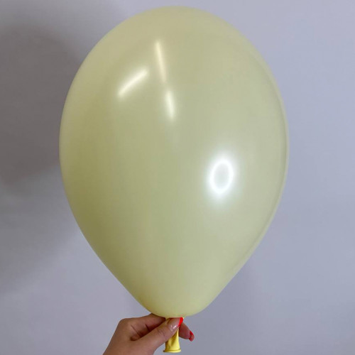 ﻿Шарик лимонный макарунс, 30 см