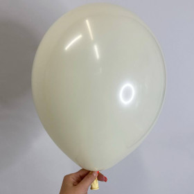 Шарик слоновая кость пастель, 30 см