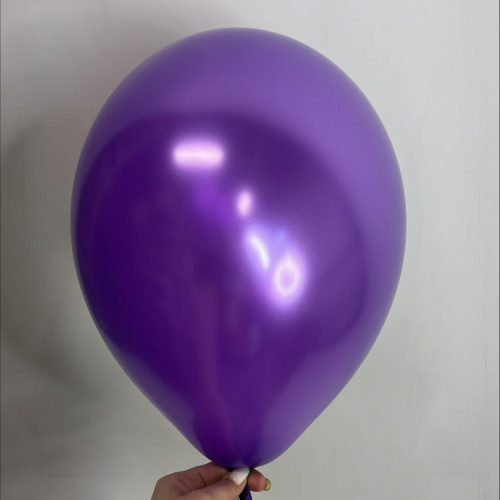 Облако из фиолетовых шаров, металлик