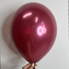 Шары под потолок "Бургундия", металлик, 100 штук