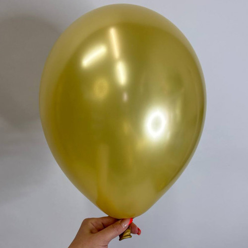 ﻿Шарик яркое золото металлик, 30 см