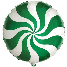Шар круг "Конфета", зеленая