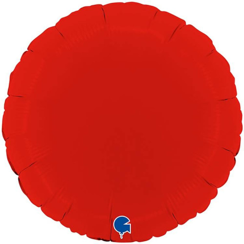 Шар Круг 46 см, красный пастель
