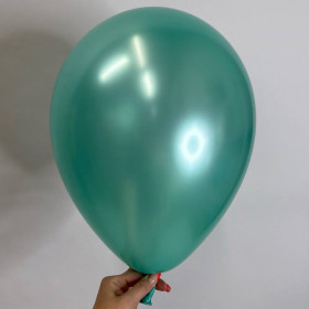 Шарик аквамарин металлик, 30 см