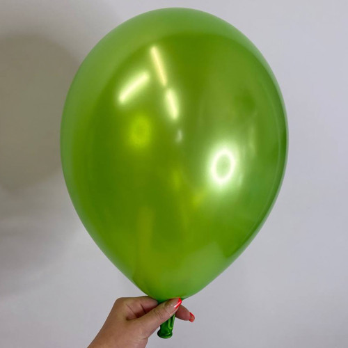 Шарик лайм металлик, 30 см