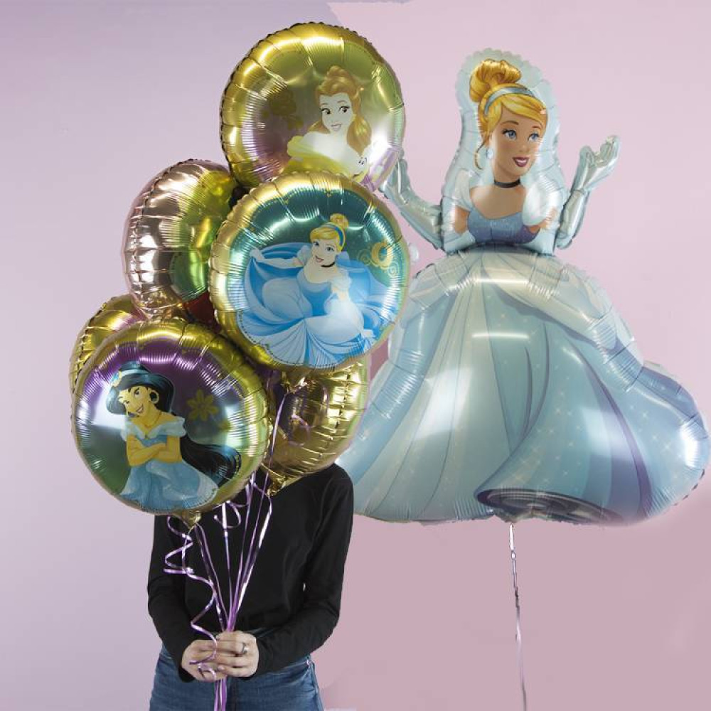 Платье для Золушки из шариков воздушных. Шар Фея. День рождения в стиле феи шарики. 2010 Золушка фигурка светящиеся.